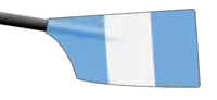 Image showing the rowing club's blade colours