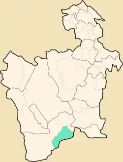 Location within Potosí Department