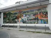 Mural at the old city hall