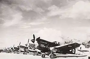 No. 78 Squadron Kittyhawks in late 1944