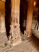 Pillar carvings inside