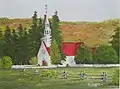 Alfred C. Patstone, Church in the Wild Wood, painted in Mont-Tremblant