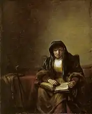 Old Woman with a Book, 1659