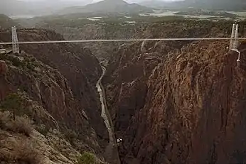 Gorge and bridge from south rim