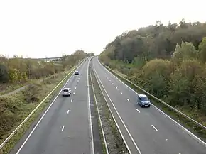 A4042 south from Pillmawr Road bridge - geograph.org.uk - 1564988.jpg