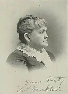 Angelina Virginia Winkler, "A woman of the century"