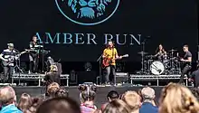 Amber Run performing in 2018