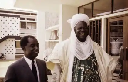 The opening of Sultan Bello Hall by Alhaji Sir Ahmadu Bello, University College Ibadan, on Second February 1962