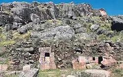 The archaeological site of Inka Wasi in the Huaytará District