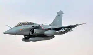 A Rafale multirole fighter aircraft