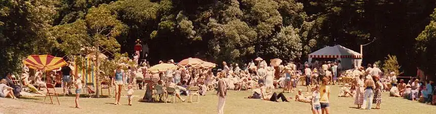 Historical image of summer event in 1979 in the Dell