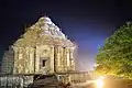 A long exposure photo of the beautiful Sun Temple, Konark, Odisha, at night.