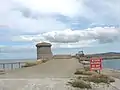 Entrance to the breakwater.