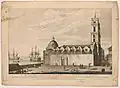 A view of the Franciscan convent in the city of Havana, taken from the alcalde's house in Granby Square, circa 1768, Library of Congress