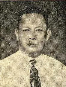 Official portrait of Abdul Hakim Harahap