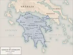 Achaean League in 192 BC