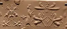 Achaemenid cylinder seal.