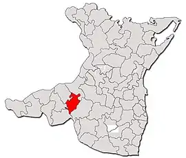 Location in Constanța County