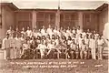 A class photograph of the graduates and members of the faculty of Camarines Sur Agricultural High School in 1948