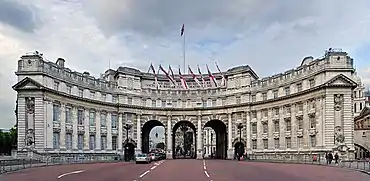 Admiralty Arch, First Sea Lord's Residence and Offices, Balustrades and Steps