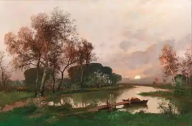 Landscape with a Pond