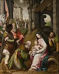 Adoration of the Magi, 1580–1585, by Pablo Esquert.