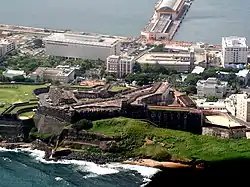 Castillo San Cristóbal in San Juan, Puerto Rico, a UNESCO World Heritage Site