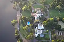 Aerial view of Government House, Canberra