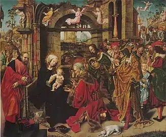 Anbetung der Heiligen Drei Könige, Aertgen van Leyden, ca. 1530