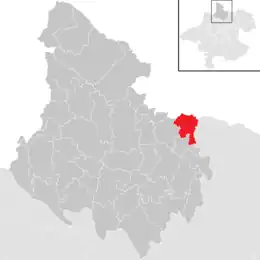 Location in the district