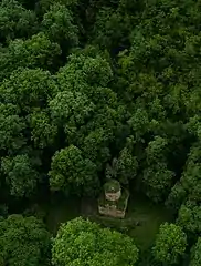 Aerial view of Aghavnavank Monastery