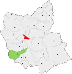 Location of Ajab Shir County in East Azerbaijan province