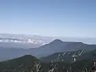 Mount Tateshina and Hida Mountains from Mount Aka