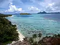 View on Mangareva island from Akamaru