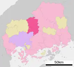 Location of Akitakata