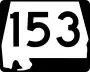 State Route 153 marker