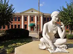 The Alabama Institute for the Deaf and Blind is a school for people with blindness and/or deafness located in Talladega.