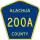 County Road 200A marker