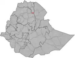 Location of Alamata