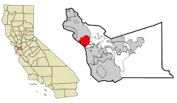 Location within Alameda County