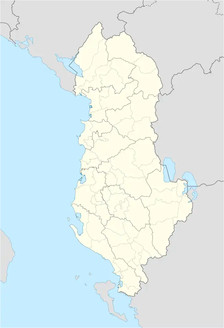 Durrës is located in Albania