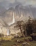 Cho-looke, the Yosemite Fall by Albert Bierstadt, 1864