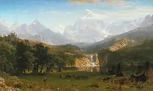 Albert Bierstadt, 1863, The Rocky Mountains, Lander's Peak