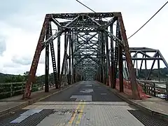 West end of the 1930 bridge.