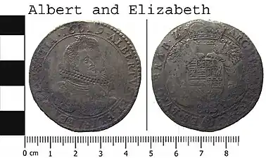 Ducaton of Albert and Elizabeth