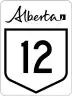 Highway 12 marker