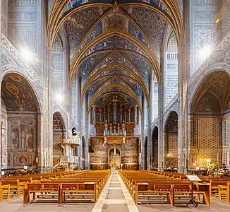 The nave looking to the west