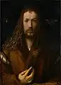 Dürer's last self-portrait, 1500—unmistakably Christ-like