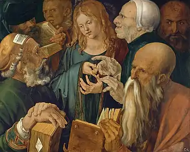 Christ Among the Doctors, 1506, by Albrecht Dürer