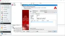 An application window showing a wizard tool for importing disk images from CDs or DVDs.